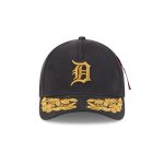 Alpha Industries x Detroit Tigers Black 9FORTY M-Crown A-Frame Snapback Hat