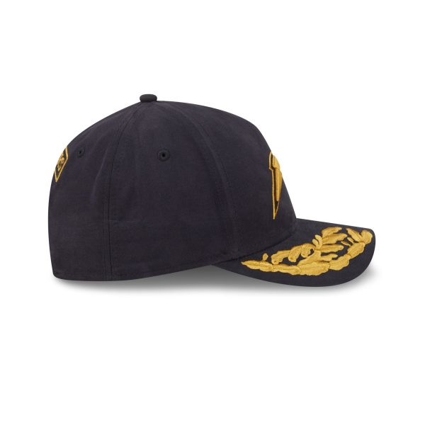 Alpha Industries x Los Angeles Chargers Black 9FORTY M-Crown A-Frame Snapback Hat