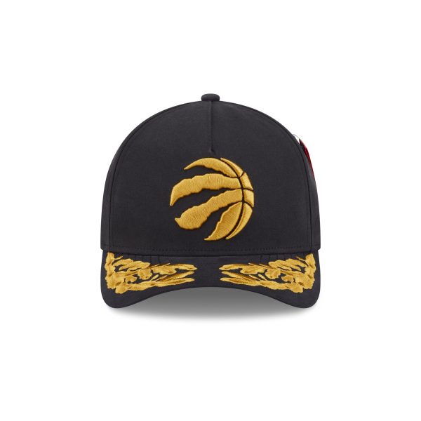 Alpha Industries x Toronto Raptors Black 9FORTY M-Crown A-Frame Snapback Hat