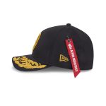 Alpha Industries x Toronto Raptors Black 9FORTY M-Crown A-Frame Snapback Hat