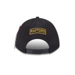 Alpha Industries x Toronto Raptors Black 9FORTY M-Crown A-Frame Snapback Hat