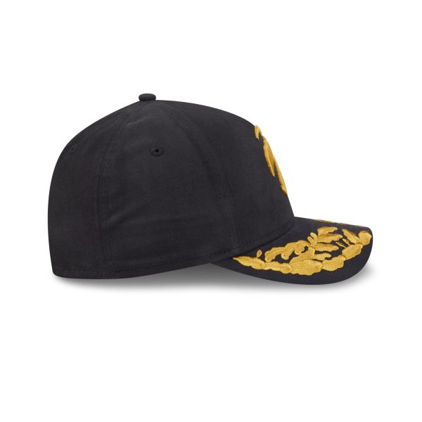 Alpha Industries x Toronto Raptors Black 9FORTY M-Crown A-Frame Snapback Hat