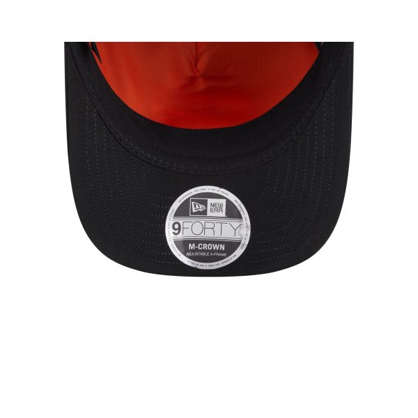 Alpha Industries x Toronto Raptors Black 9FORTY M-Crown A-Frame Snapback Hat