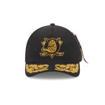 Alpha Industries x Anaheim Ducks Black 9FORTY M-Crown A-Frame Snapback Hat