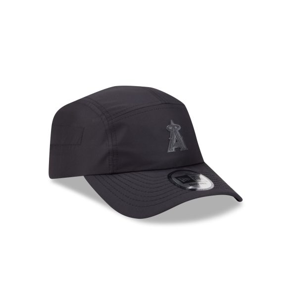 Alpha Industries x Los Angeles Angels Black Runner Adjustable Hat