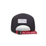 Alpha Industries x Los Angeles Angels Black Runner Adjustable Hat