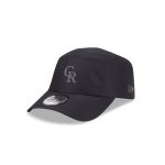Alpha Industries x Colorado Rockies Black Runner Adjustable Hat