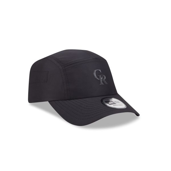 Alpha Industries x Colorado Rockies Black Runner Adjustable Hat
