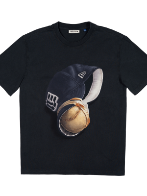 New Era Branded Telescoping '25 Black T-Shirt