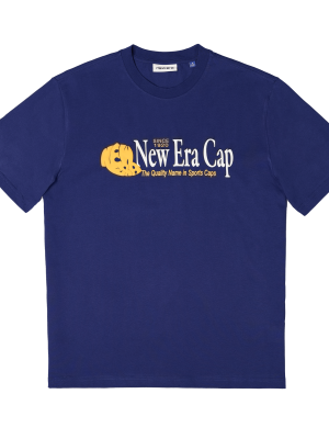 New Era Branded Lock Up '87 Dark Royal T-Shirt