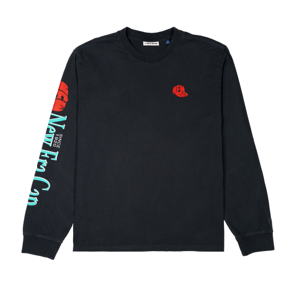 New Era Branded Lock Up '87 Black Long Sleeve T-Shirt