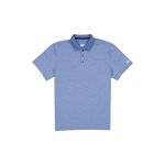New Era Branded Golf Heather Indigo Blue Polo