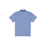 New Era Branded Golf Heather Indigo Blue Polo