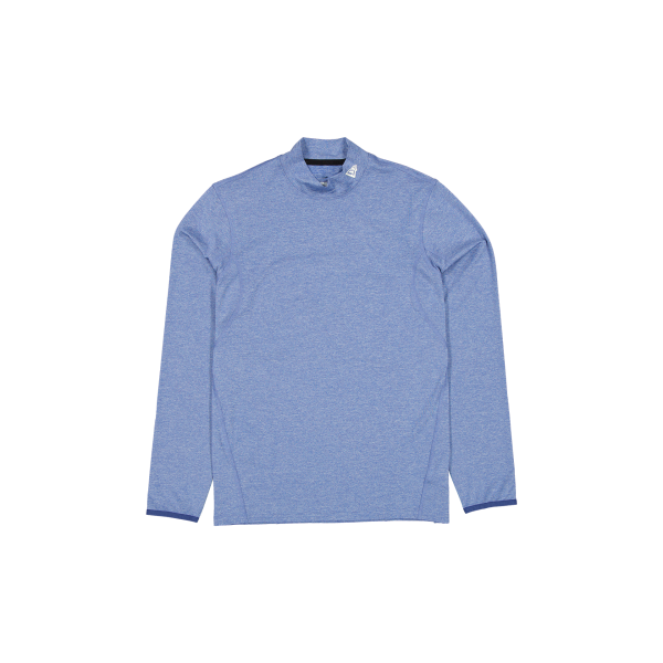 New Era Branded Golf Heather Indigo Blue Long-Sleeve Shirt