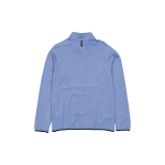 New Era Branded Knit Golf Heather Indigo Blue Half Zip