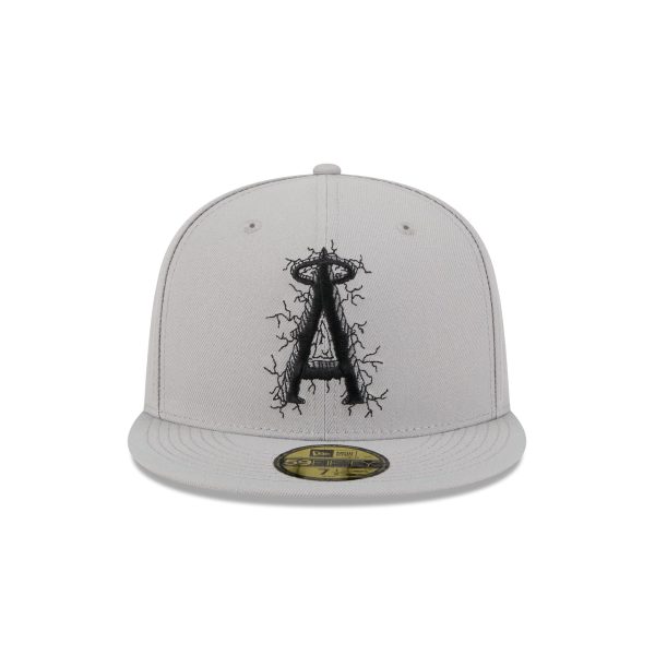 Los Angeles Angels Cracked Cement 59FIFTY Fitted Hat