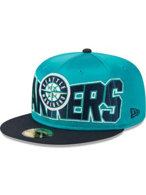 Seattle Mariners Bold Satin 59FIFTY Fitted Hat