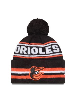 Baltimore Orioles Classic Pom Knit Hat