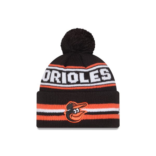 Baltimore Orioles Classic Pom Knit Hat