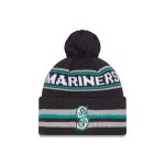 Seattle Mariners Classic Pom Knit Hat