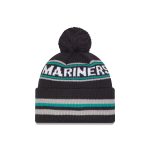 Seattle Mariners Classic Pom Knit Hat