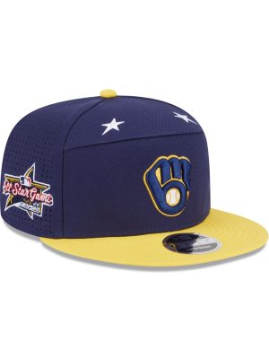 Milwaukee Brewers 2025 All-Star Game Split Panel 9FIFTY Snapback Hat