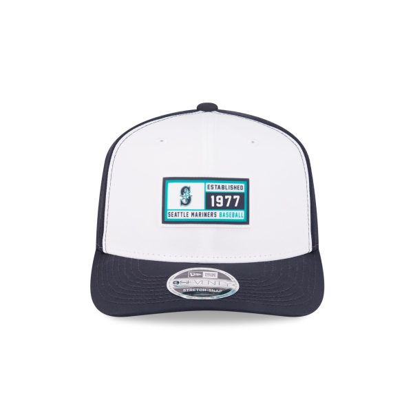 Seattle Mariners Est. Patch 9SEVENTY Stretch-Snap Hat