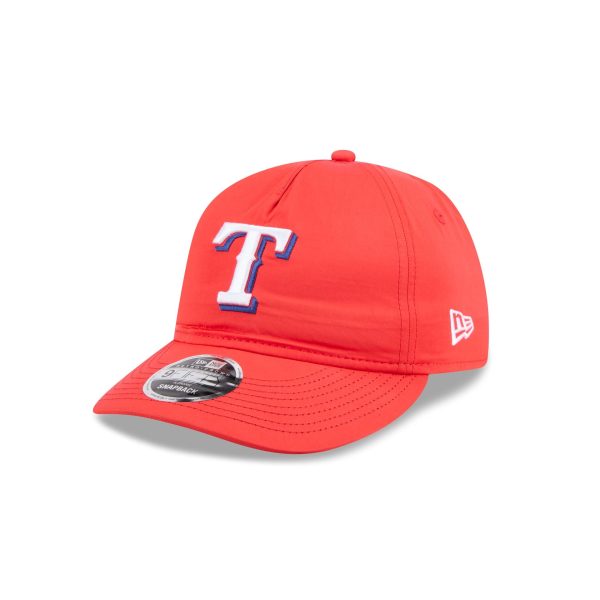 Texas Rangers Nylon Retro Crown 9FIFTY A-Frame Snapback Hat