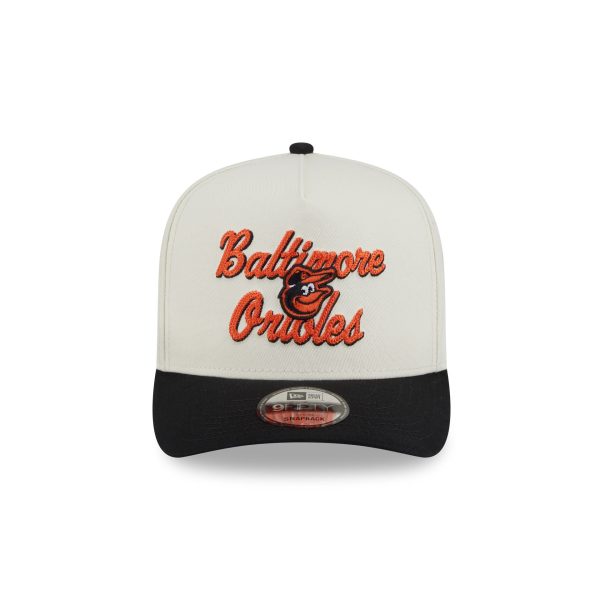 Baltimore Orioles Chainstitch 9FIFTY A-Frame Snapback Hat
