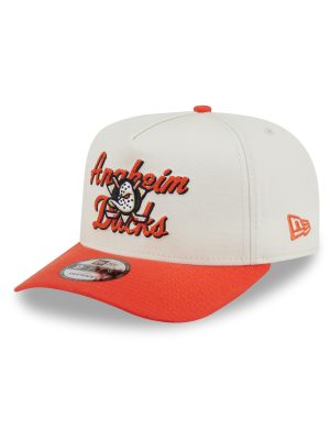 Anaheim Ducks Chainstitch 9FIFTY A-Frame Snapback Hat