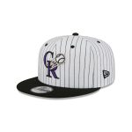 Colorado Rockies Deceptor Pinstripe 9FIFTY Snapback Hat