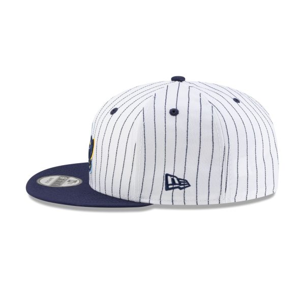 Tampa Bay Rays Deceptor Pinstripe 9FIFTY Snapback Hat