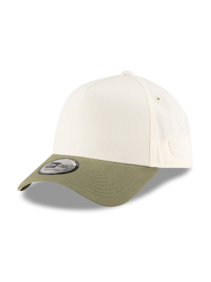 New Era Branded High Twist Chrome White 9FORTY A-Frame Adjustable Hat