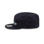 New Era Branded Navy Painter Elastic Back Hat
