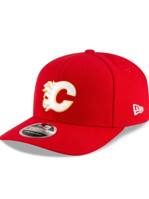 Calgary Flames Team 9SEVENTY Stretch-Snap Hat
