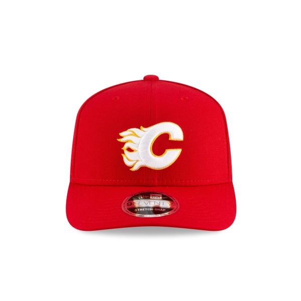 Calgary Flames Team 9SEVENTY Stretch-Snap Hat