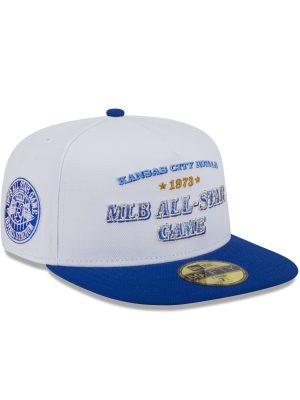 Kansas City Royals Summer Derby White 59FIFTY A-Frame Fitted Hat