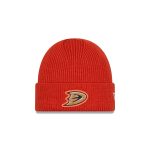 Anaheim Ducks Short Skull Cuff Knit Beanie Hat