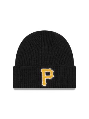 Pittsburgh Pirates Short Skull Cuff Knit Beanie Hat