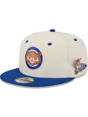 Chicago Cubs Mascot Pin 9FIFTY Snapback Hat
