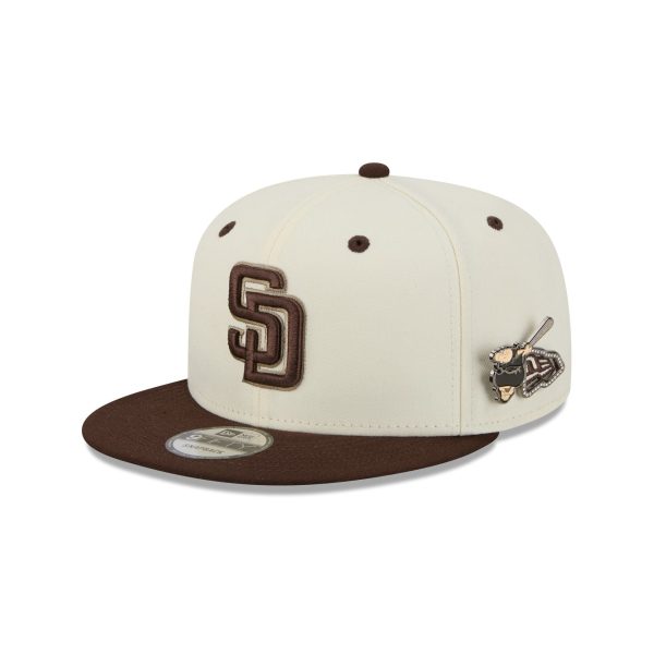 San Diego Padres Mascot Pin 9FIFTY Snapback Hat