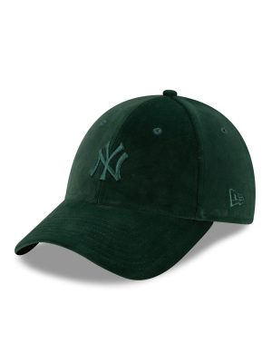 New York Yankees Dark Green Velour Women's 9FORTY Adjustable Hat