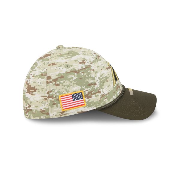 Carolina Panthers 2025 Salute to Service Digi Camo 39THIRTY Stretch Fit Hat