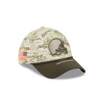 Cleveland Browns 2025 Salute to Service Digi Camo 39THIRTY Stretch Fit Hat