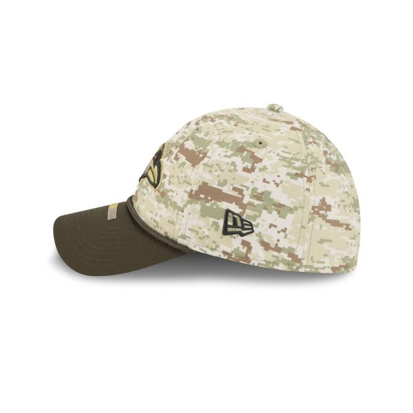 Baltimore Ravens 2025 Salute to Service Digi Camo 39THIRTY Stretch Fit Hat