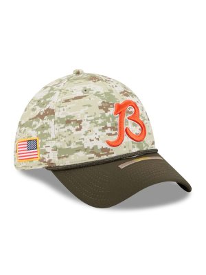 Chicago Bears 2025 Salute to Service Digi Camo Alt 39THIRTY Stretch Fit Hat