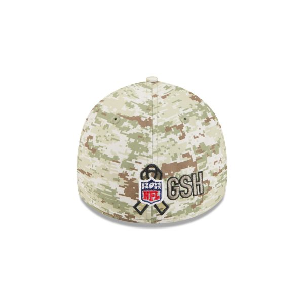 Chicago Bears 2025 Salute to Service Digi Camo Alt 39THIRTY Stretch Fit Hat