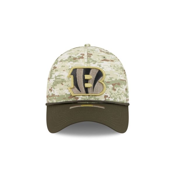 Cincinnati Bengals 2025 Salute to Service Digi Camo 39THIRTY Stretch Fit Hat