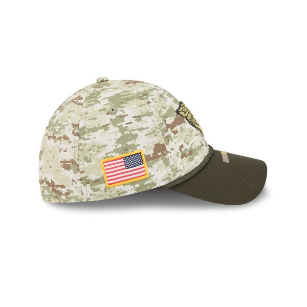 Jacksonville Jaguars 2025 Salute to Service Digi Camo 39THIRTY Stretch Fit Hat