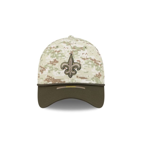 New Orleans Saints 2025 Salute to Service Digi Camo 39THIRTY Stretch Fit Hat